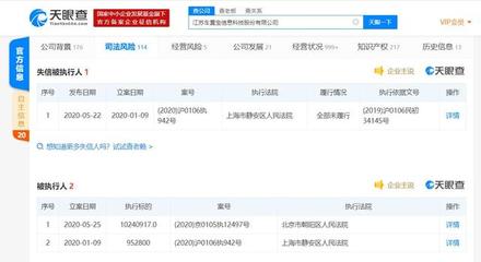 江蘇車置寶信息科技股份成被執(zhí)行人，執(zhí)行標的超千萬